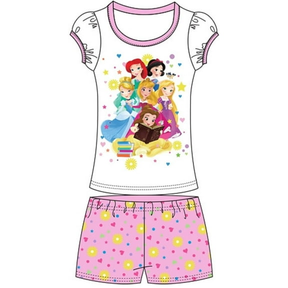 Princess Little Girl's Toddler Baby Princesses Shorts Set