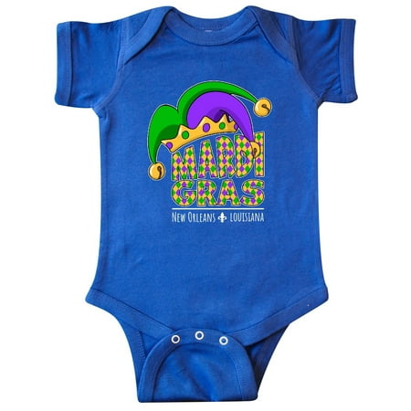 

Inktastic Mardi Gras New Orleans Louisiana Jester Hat Gift Baby Boy or Baby Girl Bodysuit