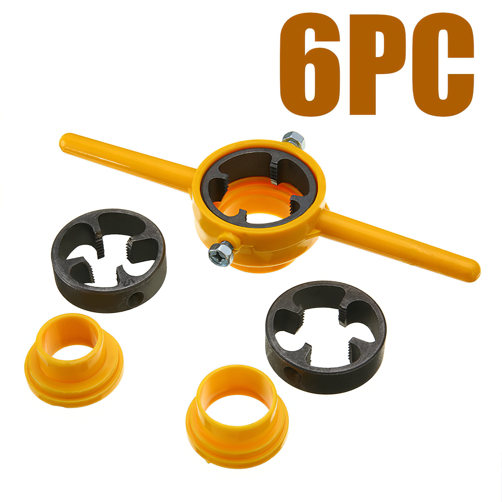 Details about   PVC Thread Tool Maker Pipe NPT Round Die Set Pipe Threader Plumbing Hand Tool 