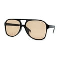 thumbnail image 2 of Mens Classy Gentlemans Retro Plastic Racer Luxury Sunglasses Black Light Brown, 2 of 4