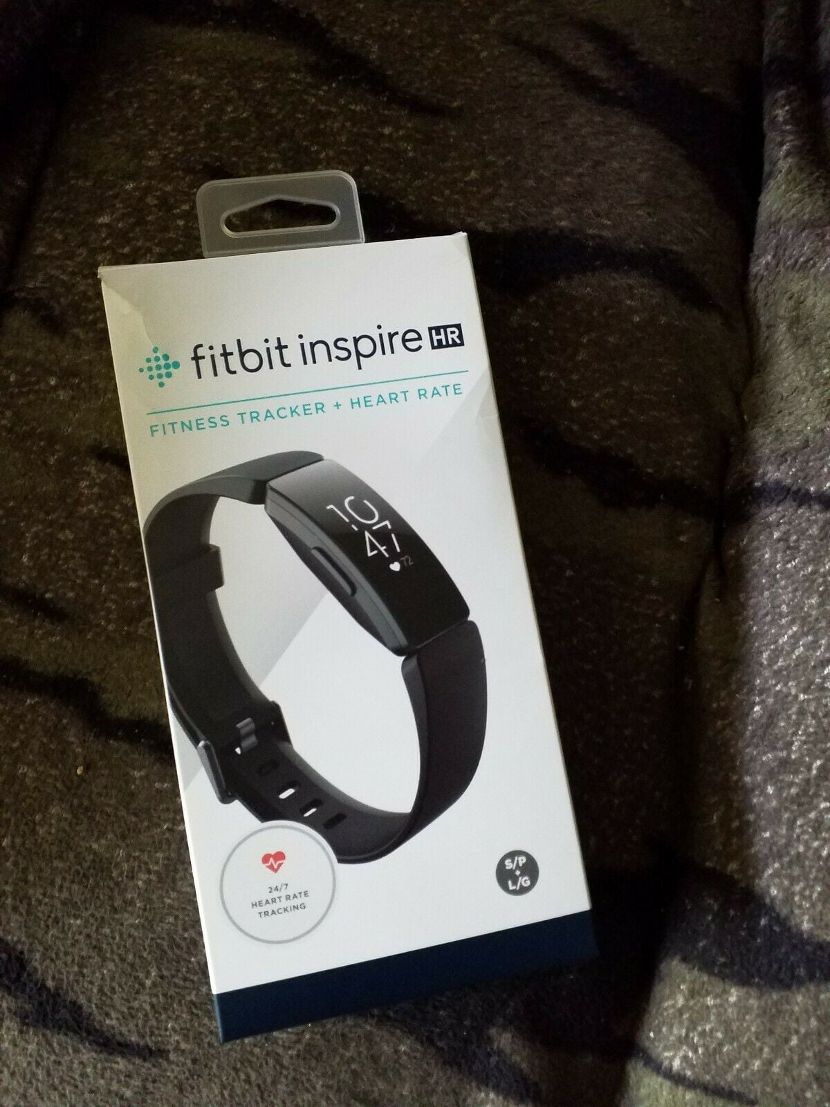 Restored Fitbit FB413BKBK Inspire HR Heart Rate & Fitness Tracker, One Size  (S & L bands included) (Refurbished)