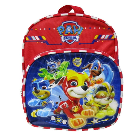 Mini Backpack - Paw Patrol - Mighty Action Blue 10" New 008464
