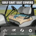 thumbnail image 3 of Yuyamidu Sea Turtle Golf Cart Seat Covers Beach Golf Cart Seat Towel Blanket with Pockets Fits in Club Car More 2 Person Seats Golf Carts, 3 of 7