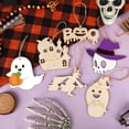 thumbnail image 5 of SLYNSHome Wooden Halloween Hanging Ornaments, Blank Wood Cutout DIY Craft Kit, Paintable Wooden Slices For Tree Decor, Holiday Indoor Party Decorations, 5 of 8