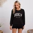 thumbnail image 4 of Sudadera Casual Para Mujer Estampada Con Cuello Redondo, 4 of 8