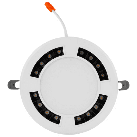 

2 PCS Small LED Flush Mount Flat Panel Downlight 24W Recessed Back-Lit Drop Ceiling Light Lay in Fixture for Office 6500K+3000K