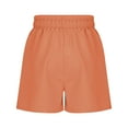 thumbnail image 7 of Posijego 3-14T Girls Linen Shorts Kids Casual Shorts Elastic High Waist Summer Beach Shorts for Girls, 7 of 7