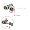 thumbnail image 5 of Bearachild Polea de rodillo para puerta de baño de doble fondo de alta resistencia, 4 Uds., accesorios de Hardware especiales para ducha de Hotel Cubiertas para muebles de jardín No.02, 5 of 5