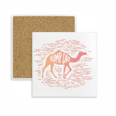 

Camels Walk Desert Lines Art Deco Fashion Coaster Cup Mat Mug Subplate Holder Insulation Stone
