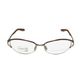 thumbnail image 3 of NEW BARTON PERREIRA ELIZA WOMENS/LADIES DESIGNER HALF-RIM CREAM BROWN / MATTE GOLD POPULAR DESIGN WOMENS FRAME DEMO LENSES 53-17-125 EYEGLASSES/EYE GLASSES, 3 of 9
