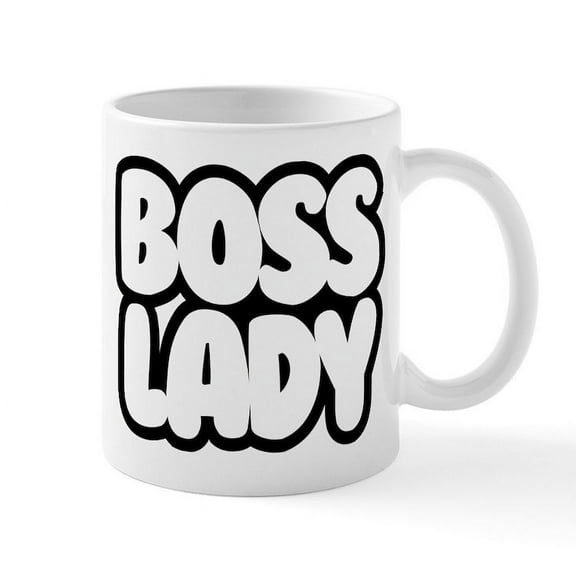 CafePress - Boss Lady - 11 oz Ceramic Mug - Novelty Coffee Tea Cup