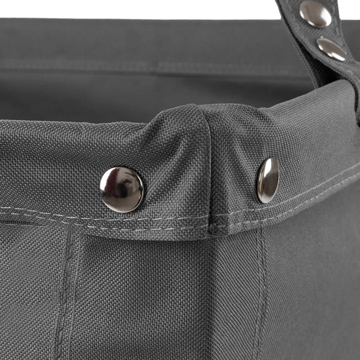 Seville Classics Heavy-Duty Laundry Hamper with Wheels, 18" x 18" x 27"