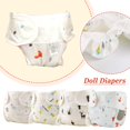 thumbnail image 3 of Doll Diapers for 17-22 inch Dolls – New Mix Sorts, Soft and Comfortable, Perfect Fit, 3 of 8