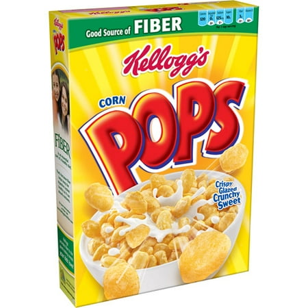 Kelloggs Corn Pops Crunchy Sweet Cereal, 17.2 ounce box