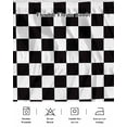 thumbnail image 5 of Simple Black White Checkered Wrap Around Bed Skirts for California King Bed 18" Drop,Bed Skirt with Adjustable Elastic Belt Dust Ruffle Bed Valance for Bedroom Lattice Buffalo Plaid Bed Frame Cover, 5 of 7