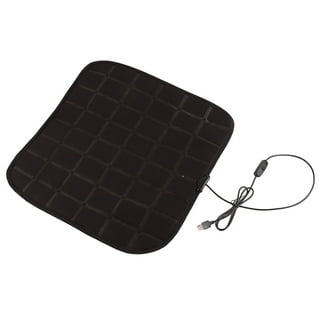 MAXCOM Foldable & Washable Fabric Heated Seat Cushion with Temperature  Control & Timer - Whole Back Heating - for Office/Home Use