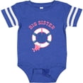 thumbnail image 3 of Inktastic Nautical Big Sister Girls Baby Bodysuit, 3 of 5