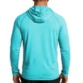 thumbnail image 2 of WELIGU Men's UPF 50+ Sun Protection Hoodie Shirt Long Sleeve SPF Fishing Outdoor UV Hiking Lightweight Shirts Liberty-L, 2 of 6