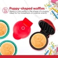 thumbnail image 2 of Wafflera Holstein Housewares Cachorro 4 Pulgadas Antiadherente Roja, 2 of 8