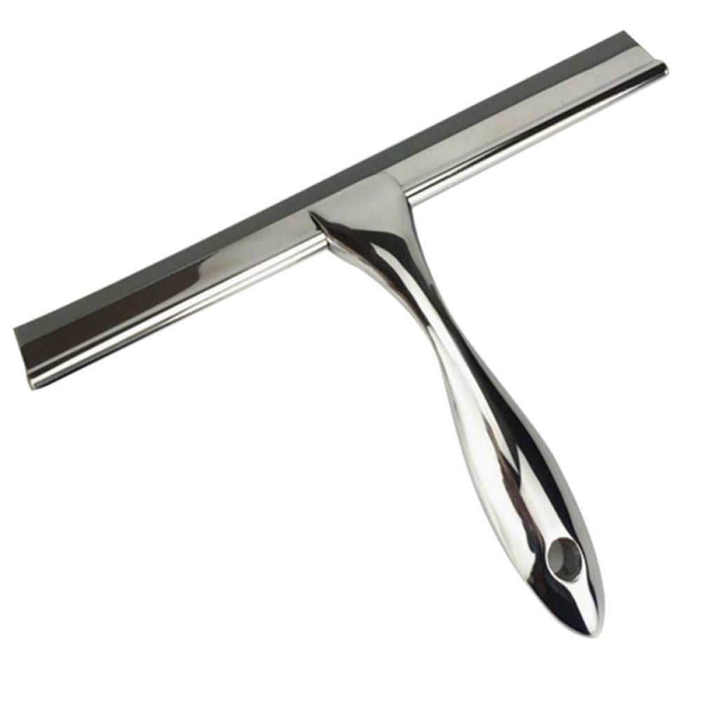 Squeegee,Stainless Steel Glass Window Squeegee Shower Mirror Squeegee