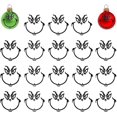 thumbnail image 1 of 10Pcs 100 pegatinas de Grinch para adornos, pegatinas de cara de Grinch, pegatinas de vinilo, 1 of 2
