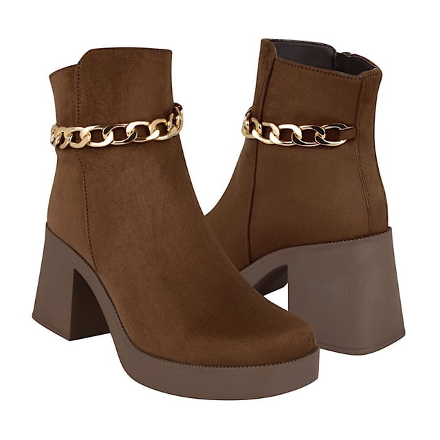 BOTINES DAMA STYLO 733 SUEDE CAFÉ Stylo 0733