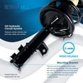 thumbnail image 5 of Detroit Axle - Front Right Strut for Hyundai Elantra 07-10, Passenger Side Strut w/Coil Spring 2007 2008 2009 2010 Replacement Suspension Quick Install Ready Strut Shock Assembly, 5 of 5