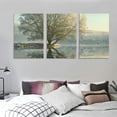 thumbnail image 3 of nygtbtfer Canvas Print Pictures Painting Winter landscape at dawn &amp; Posters Ready to Hang 12x16x3pcs, 3 of 4