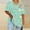 Light Blue, variant on Women's Plus Size V-Neck T-Shirts Soft Cotton Gradient Color Graphic Print Short Sleeve Tees Tops Spring Summer Fashion Casual Loose Shirts,XXXXL,Light Blue