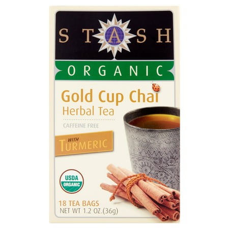 Stash Gold Cup Organic Chai Tisane, 1,2 oz, 6 pack