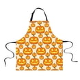 thumbnail image 2 of Delantal De Halloween Correa Ajustable Sin Impermeable Unisex Babero De Cocina Calabaza, 2 of 6