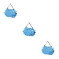 thumbnail image 2 of Thinsony Sacs de Rangement Pliables Peu Encombrants Articles Organisés en Déplacement Sac de Courses Réutilisable en Polyester pour Voyage Sac de Plage Sac à Main Chiot Bleu 3Set, 2 of 6