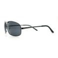 thumbnail image 6 of Mens Classic Air Force Officer Agent Metal Rim Cop Sunglasses Gunmetal - Black, 6 of 8