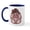 White/Navy Inside, variant on CafePress - Cute Bunny Rabbit Mug - 11 oz Ceramic Mug - Novelty Coffee Tea Cup