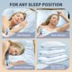 thumbnail image 4 of Almohada QUTOOL Queen, espuma viscoelástica de doble cara, refrigerada, 4 of 7