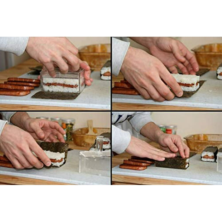 Musubi Maker Kit,2 Acrylic Musubi Mold and 1 Luncheon Meat Slicer Stainless  Steel Wires Non Stick Musubi Maker Press Bpa Free Sushi Making Kit Onigiri  Mold - Yahoo Shopping