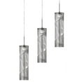 thumbnail image 2 of Dainolite 3 Light Horizontal Pendant, Spiral Mesh - Polished Chrome, 2 of 2