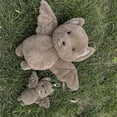 thumbnail image 4 of Halloween Bat Stuffed Animal, 12.2 in Soft Bat Plush Toys, Halloween Indoor Decoration for Sofa Bedroom, Trick Or Treat Halloween Party Gift (Brown), 4 of 7