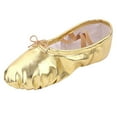 thumbnail image 2 of Nexete Ballet Shoes Split-Sole Slipper Flats Ballet Dance Shoes for Toddler Girl & Women in Gold, Gold Glitter, Silver, Pink,Pink Glitter, Rose Gold, Nude Colors, 2 of 5