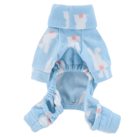 

DogPajamasforSmallDogBoyGirlFleecePuppypjsJammies4LegDogClothesforChihuahuaYorkieWinterWarmOnesiesJumpsuitClothingforPetDogsMaleFemale Blue M F13233