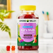 (3 pack) Spring Valley Zero Sugar Kids Multi Gummy, 180 Count