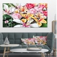 thumbnail image 1 of Beautiful Sugar Flower Decoration - Flower Artwork on Canvas, 1 of 3