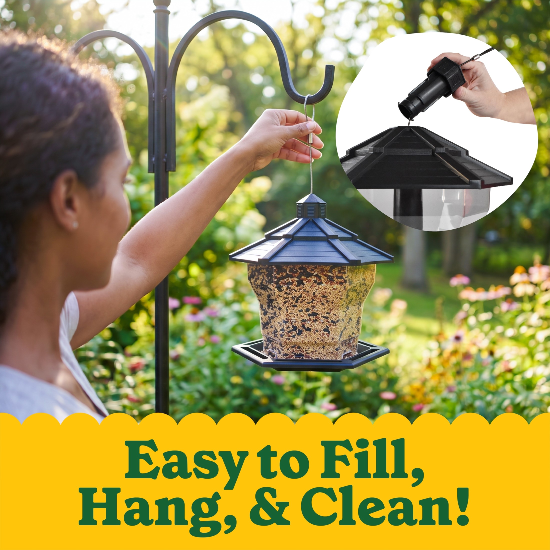 Pennington Earth Smart Bird Hopper Feeder, 6 Lb Capacity photo 5