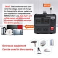 thumbnail image 2 of Transformador convertidor de tensión Yinleader 2000W 110V/220V, 2 of 9
