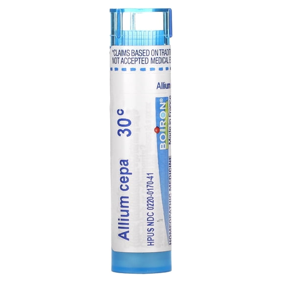 Boiron Allium Cepa 30C, Homeopathic Medicine for Runny Nose With Clear Discharge, 80 Pellets