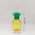 thumbnail image 4 of Pineapple Cups with Straws Plastic Drinking Bottle with Lids Hawaiian Party Supplies Beach Cups for Outdoor Parties 3.54x6.29in 3PCS, 4 of 9