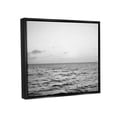 thumbnail image 3 of Stupell Industries Rough Grey Sea Waves Nature Photography Black Floater Framed Art Print Wall Art, 21 x 17, 3 of 9