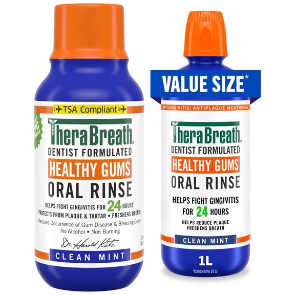 Therabreath Healthy Gums Mouthwash Bundle