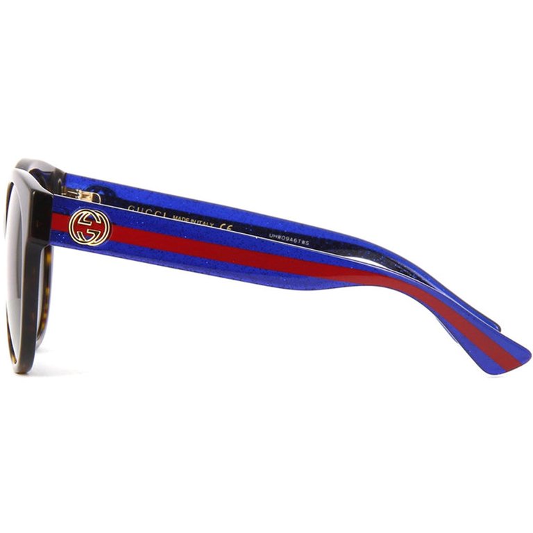 Gucci GG0035SN-004 Sunglasses, 54mm, Havana, UV Protection  display picture 1