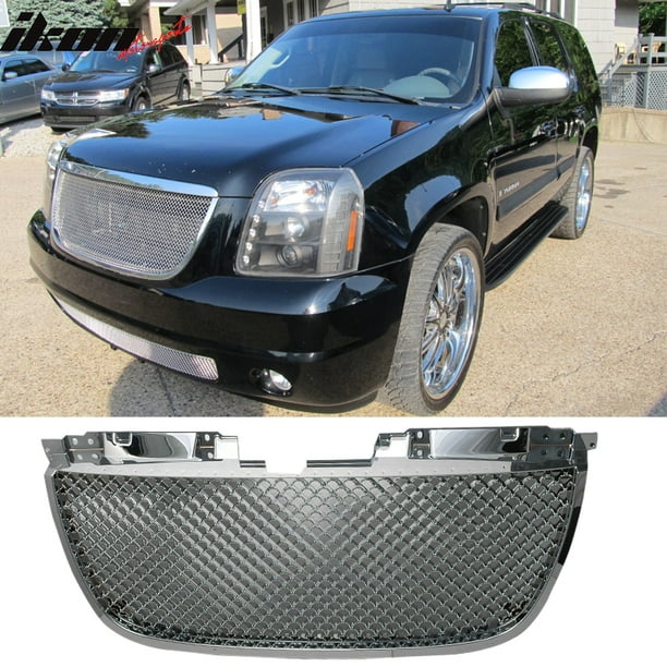 pics 09 Gmc Yukon Grill compatible with 07 13 gmc yukon denali b mesh style chrome front grille grill 2007 2008 2009 2010 2011 2012 2013